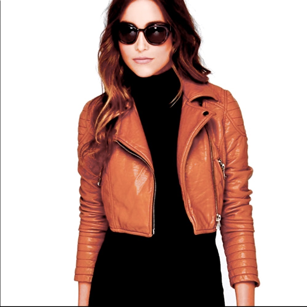 * Glamorous * Vegan Leather Moto Jacket from Lulus